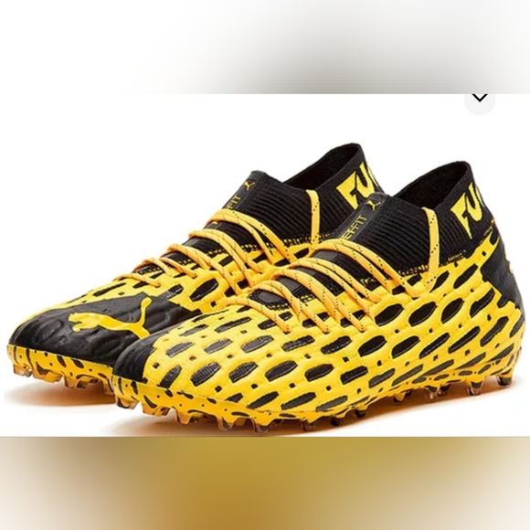 PUMA Future 5.1 Netfit FG AG 'Ultra Yellow Black' - Picture 1 of 8